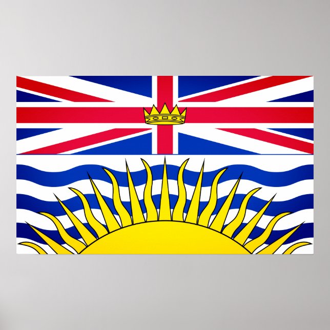 Wappen von British Columbia - CND Poster (Vorne)