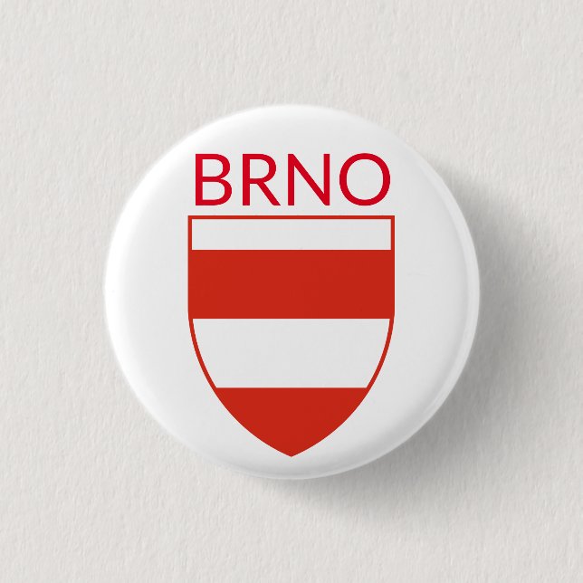 Wappen von Brünn - TSCHECHIEN Button (Vorderseite)