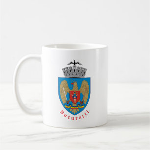 Wappen von Bukarest, Rumänien Kaffeetasse
