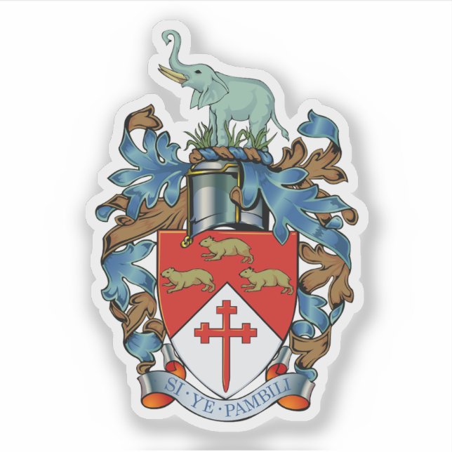 Wappen von Bulawayo, Simbabwe Aufkleber (Vorderseite)