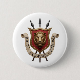 Wappen von Burundi Landesflagge Symbol Emblem Löwe Button