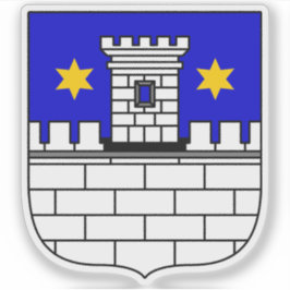 Wappen von Cakovec, Kroatien Aufkleber