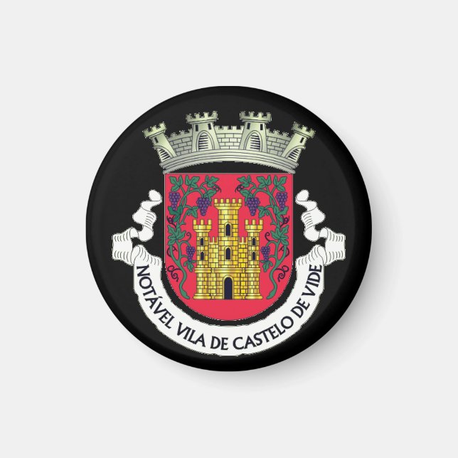 Wappen von Castelo de Vide, Portugal Magnet (Vorne)