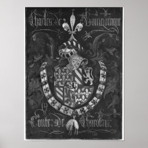 Wappen von Charles de der Burgund Poster