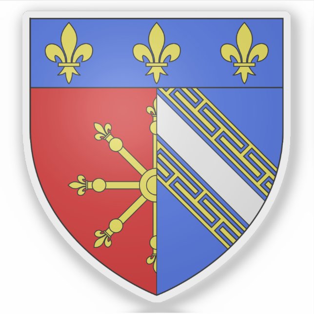 Wappen von Chaumont, Haute-Marne, Großer Osten Aufkleber (Vorderseite)