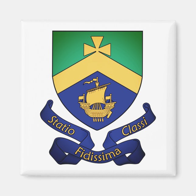 Wappen von Cobh (Landkreis Cork), Irland Magnet (Vorne)