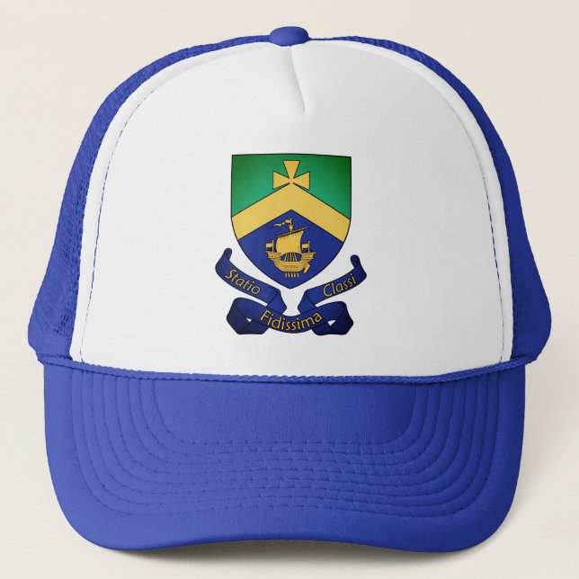 Wappen von Cobh (Landkreis Cork), Irland Truckerkappe (Vorderseite)