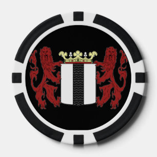 Wappen von Delft Pokerchips