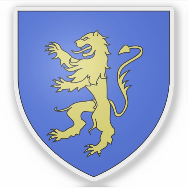 Wappen von Differdange, Luxemburg Aufkleber (Vorderseite)