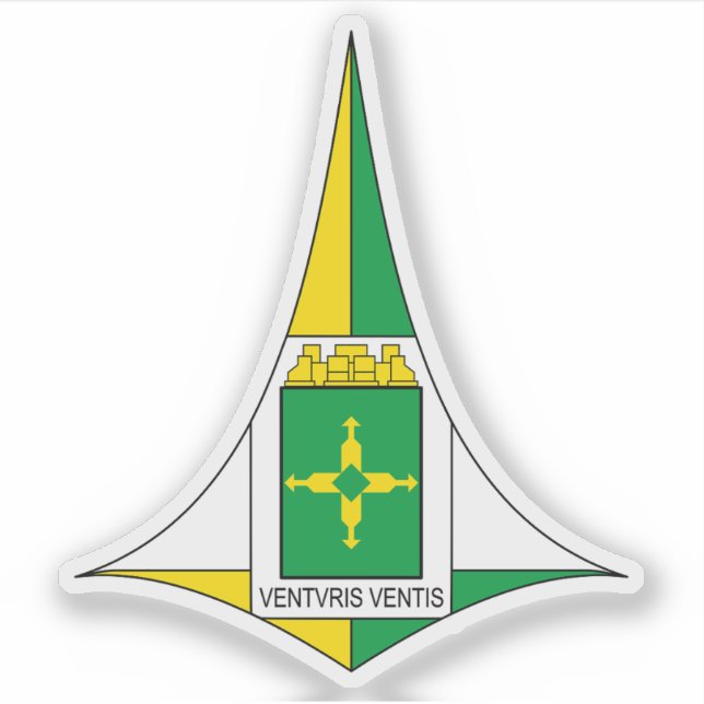 Wappen von Distrito Bundesstaatlich, Brasilien Aufkleber (Vorderseite)