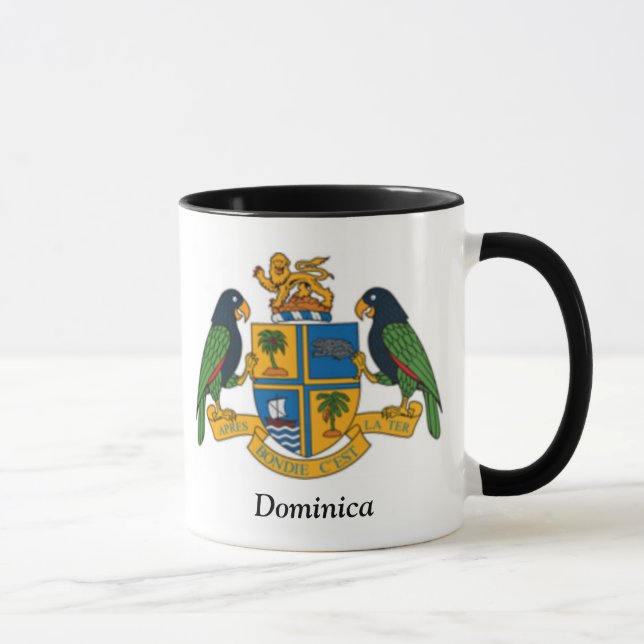 Wappen von Dominica Tasse (Rechts)