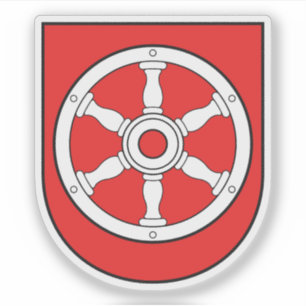 Wappen von Erfurt, Deutschland Aufkleber