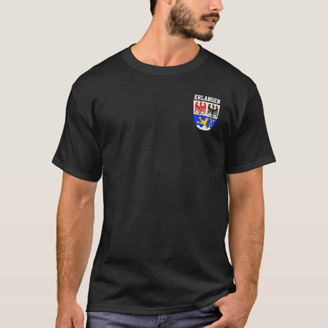 Wappen von Erlangen, T - Shirt DEUTSCHLAND (Vorderseite)