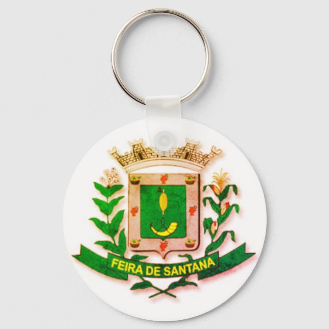 Wappen von Feira de Santana (Bahia, Brasilien) Schlüsselanhänger (Vorderseite)