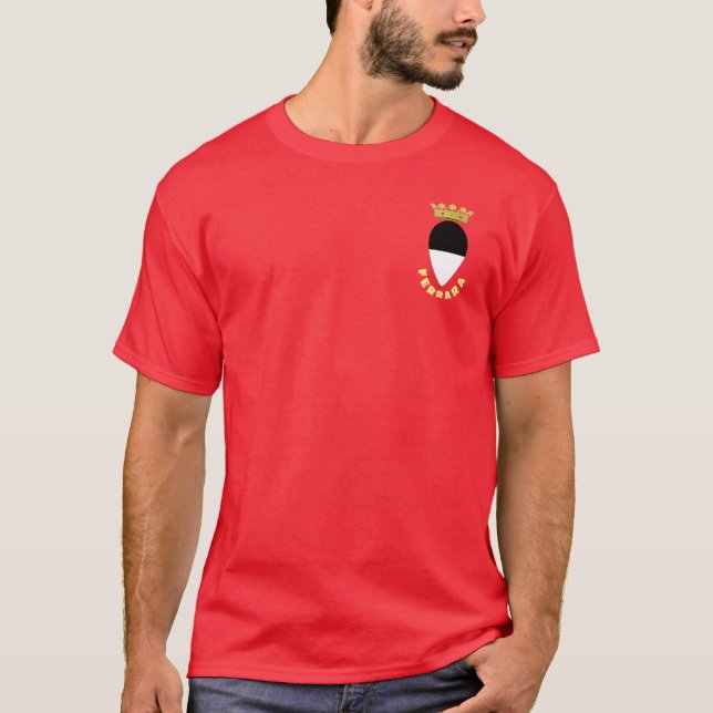 Wappen von Ferrara, ITALIEN T-Shirt (Vorderseite)