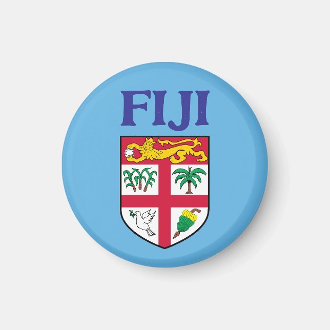 Wappen von Fidschi Magnet (Vorne)