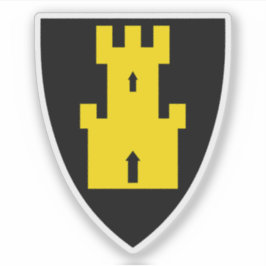 Wappen von Finnmark Landkreis, Norwegen Aufkleber