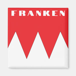 Wappen von Franken, Deutschland Magnet