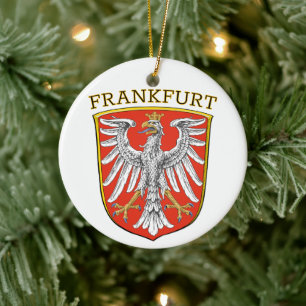 Wappen von Frankfurt - DEUTSCHLAND Keramik Ornament