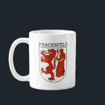 Wappen von Frauenfeld, Schweiz Kaffeetasse<br><div class="desc">Frauenfeld ist die Hauptstadt des Kantons Thurgau in der Schweiz.</div>