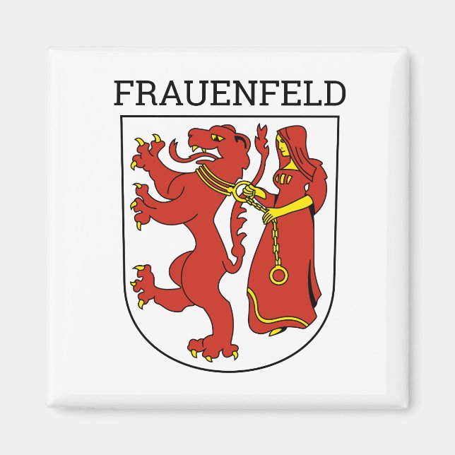 Wappen von Frauenfeld, Schweiz Magnet (Vorne)