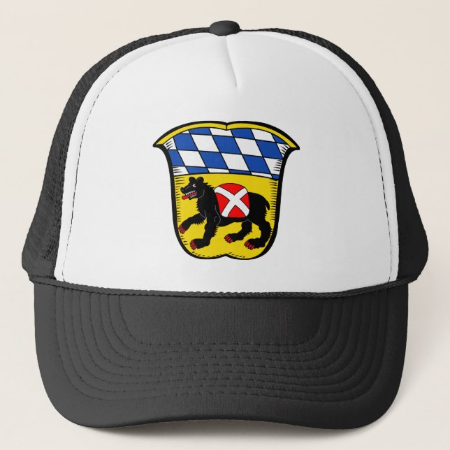 Wappen von Freising, Deutschland Truckerkappe (Vorderseite)
