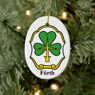 Wappen von Fürth, Deutschland Keramik Ornament
