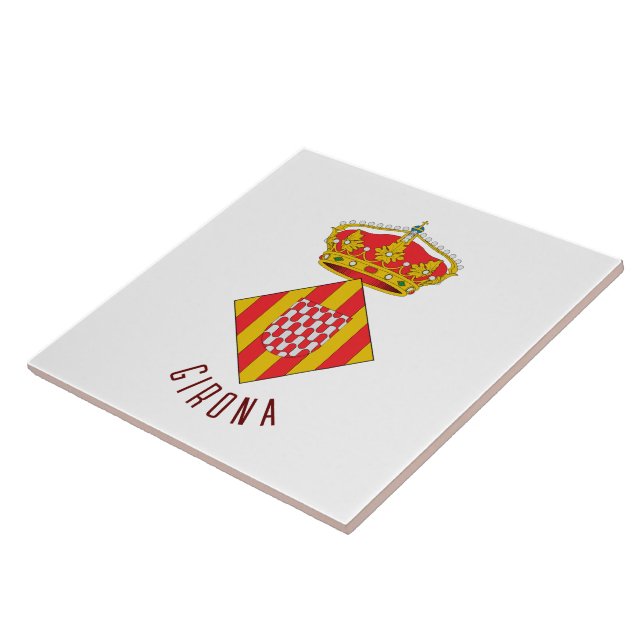 Wappen von Girona Fliese (Seite)