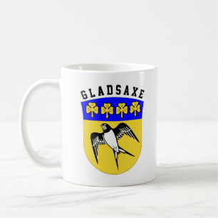 Wappen von Gladsaxe, Dänemark Tasse Kaffee