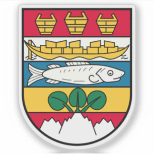 Wappen von Gmunden, Österreich Aufkleber