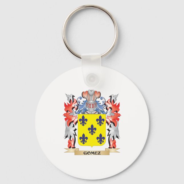 Wappen von Gomez - Familienwappen Schlüsselanhänger (Vorderseite)