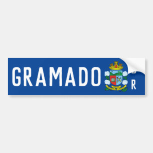 Wappen von Gramado, Rio Grande do Sul (BR) Autoaufkleber