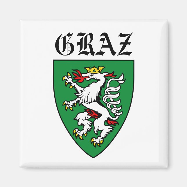 Wappen von Graz - ÖSTERREICH Magnet (Vorne)