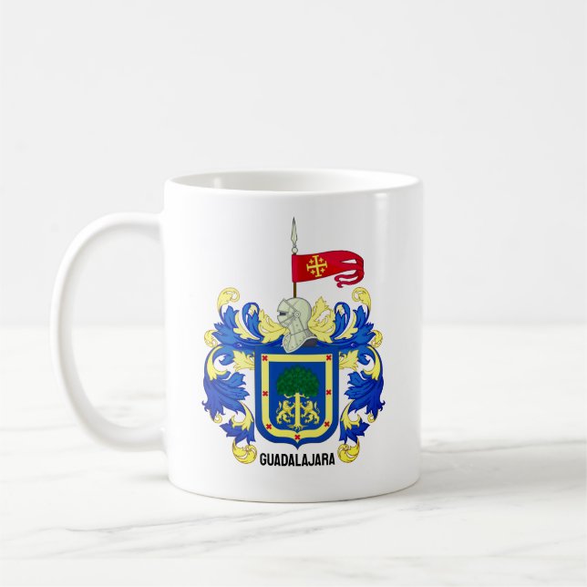 Wappen von Guadalajara, Mexiko Kaffeetasse (Links)