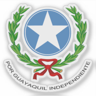 Wappen von Guayaquil, Ecuador Aufkleber