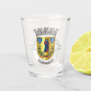 Wappen von Guimarães, Portugal Shot Glass Schnapsglas