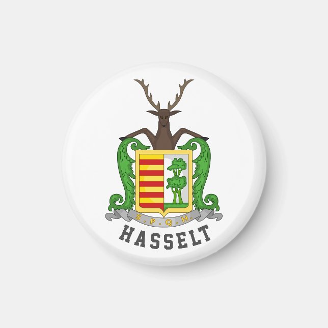 Wappen von Hasselt, Belgien Magnet (Vorne)