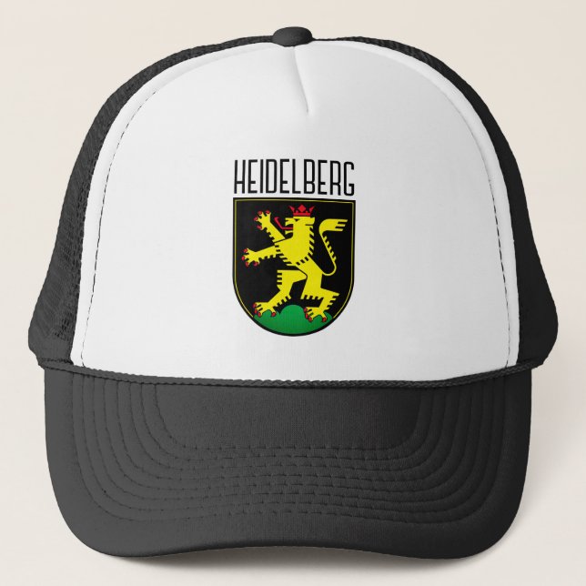 Wappen von Heidelberg - DEUTSCHLAND Truckerkappe (Vorderseite)