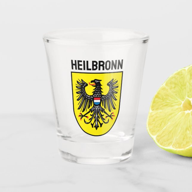 Wappen von Heilbronn, Deutschland Schnapsglas (Vorderseite)