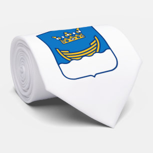 Wappen von Helsinki (Finnland) Krawatte