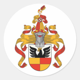 Wappen von Hildesheim, Deutschland Runder Aufkleber