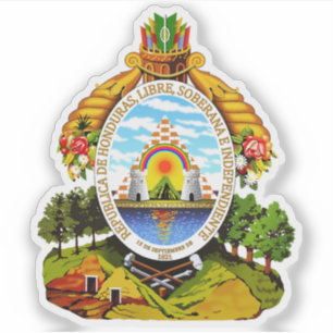 Wappen von Honduras Aufkleber