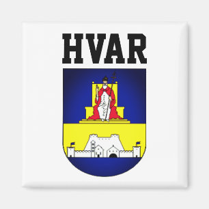 Wappen von Hvar - Kroatien Magnet