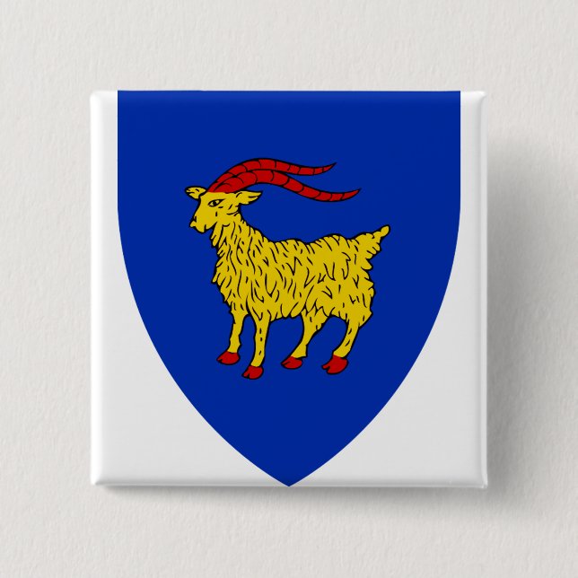 Wappen von Istrien in Kroatien Button (Vorderseite)
