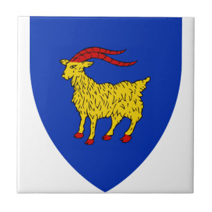 Wappen von Istrien in Kroatien Fliese