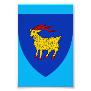 Wappen von Istrien in Kroatien Fotodruck