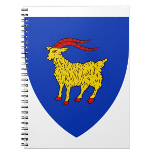 Wappen von Istrien in Kroatien Notizblock