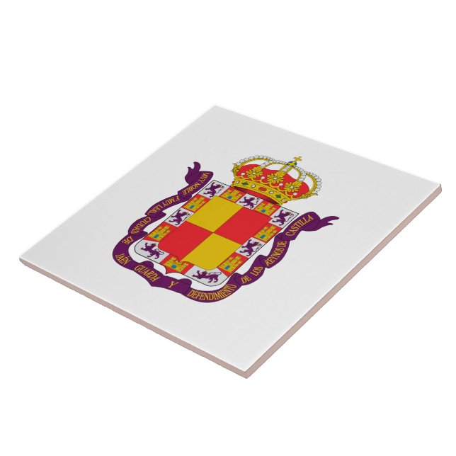 Wappen von Jaén, Spanien Fliese (Seite)