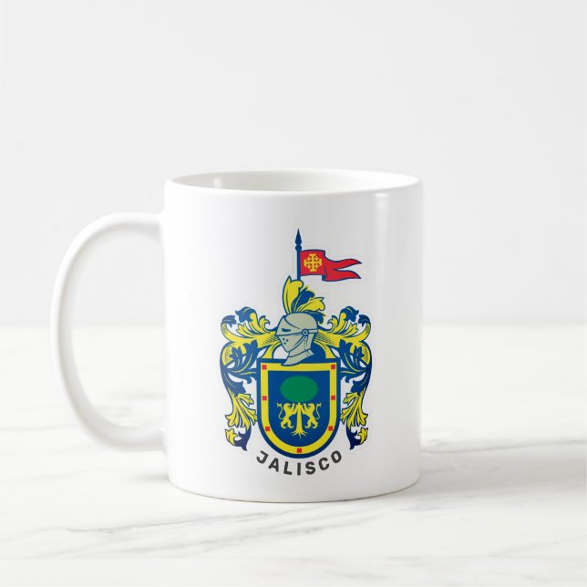 Wappen von Jalisco, Mexiko Kaffeetasse (Links)