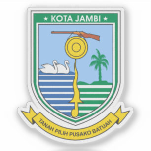Wappen von Jambi, Indonesien Aufkleber
